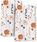 Floral Kitchen Towels Set of 2 Watercolor Flower Dish Towels 16x24 Absorbent